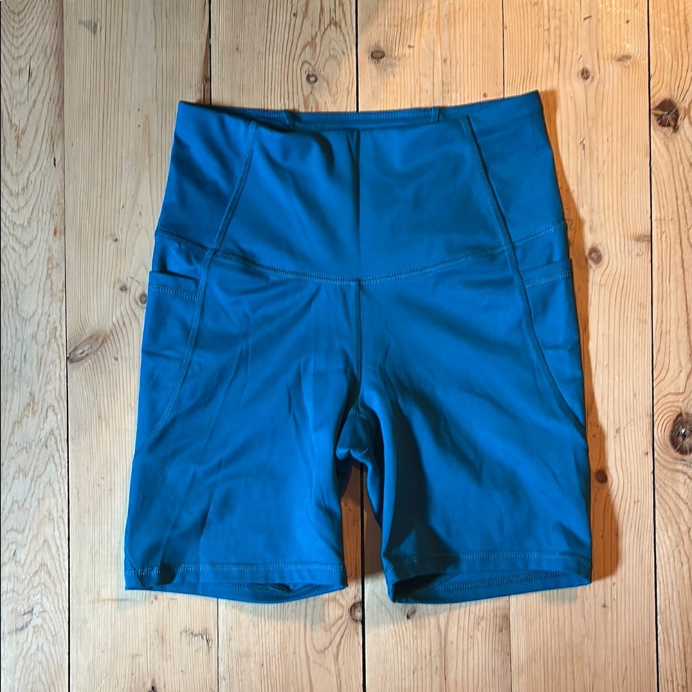 Women's Blue Athletic Shorts